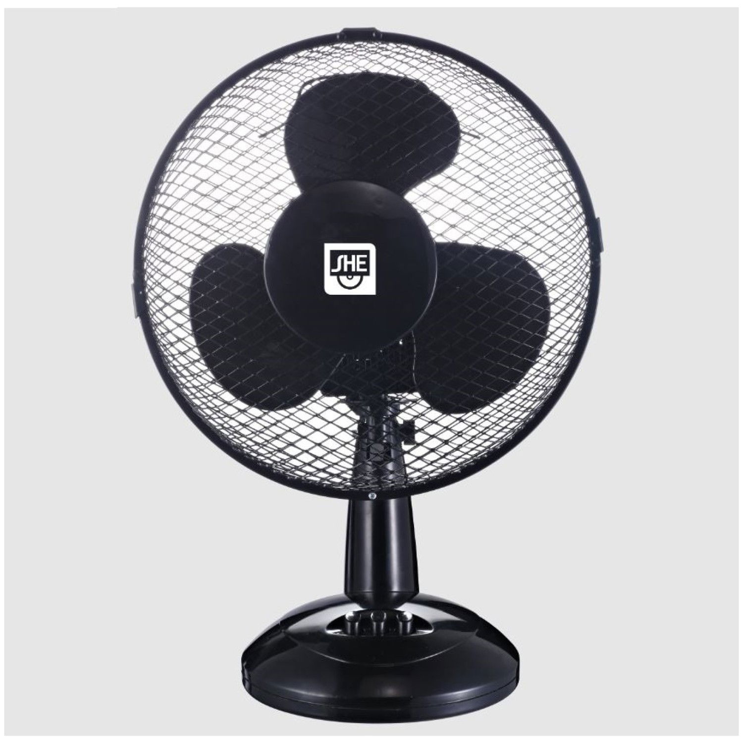 SHE namizni ventilator 40 cm 40W črn