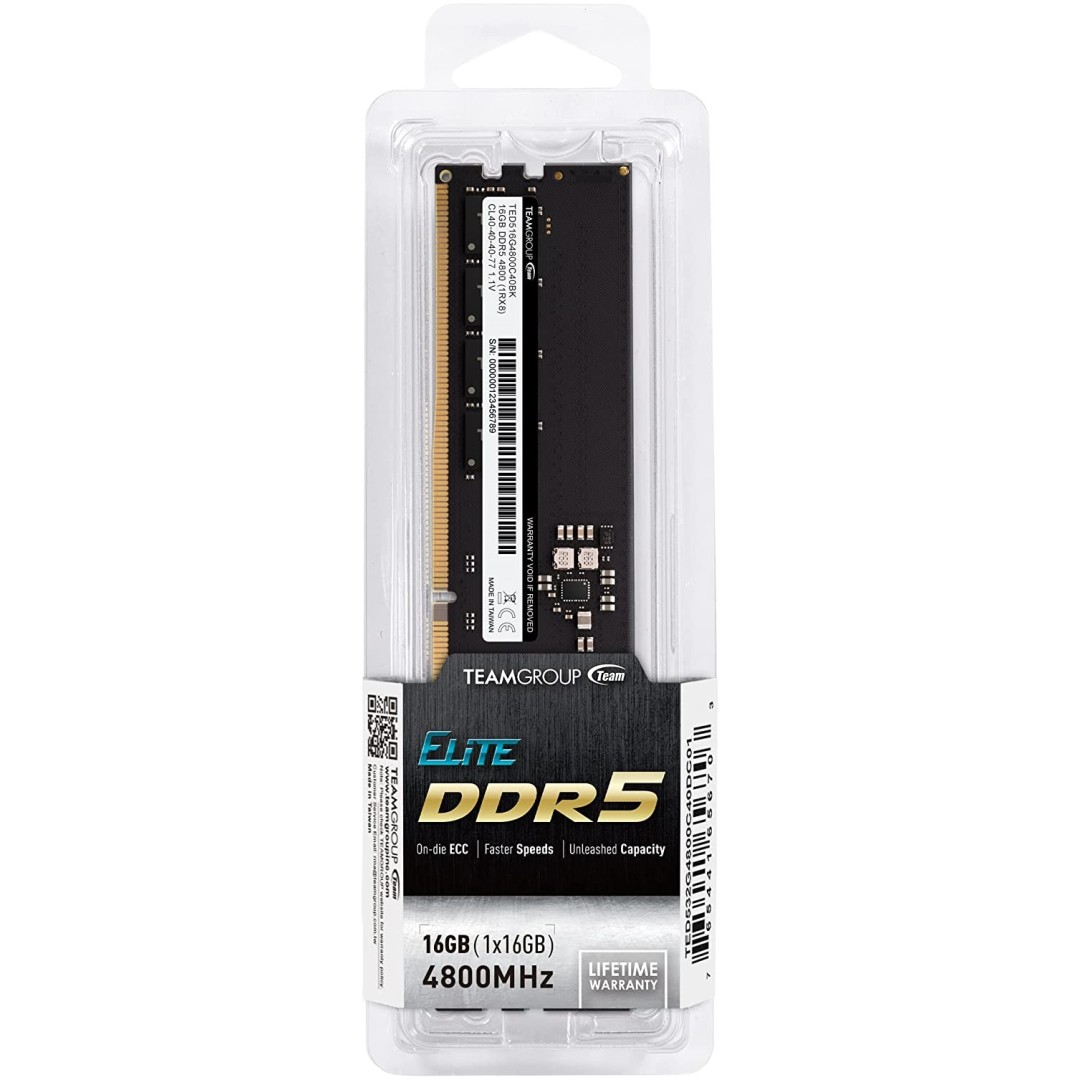 Teamgroup Elite 16GB DDR5-4800 DIMM CL40