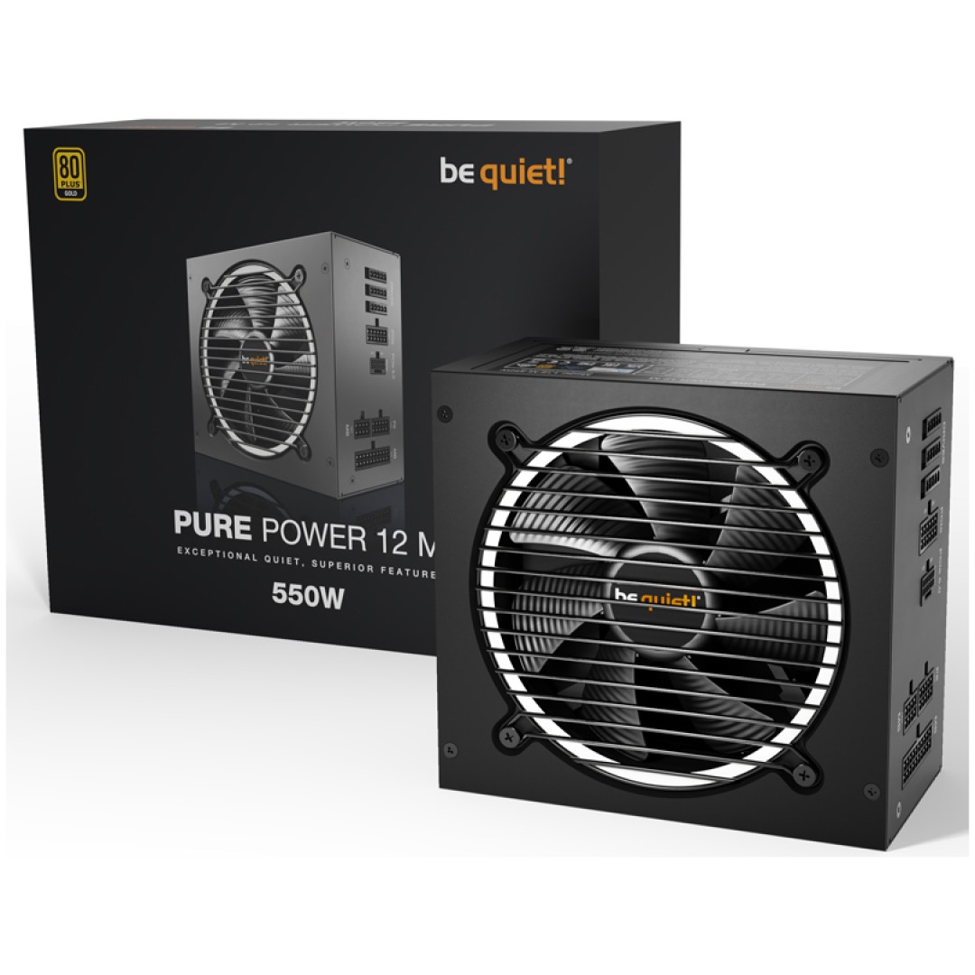 BE QUIET! Pure Power 12 M 550W 80Plus Gold (BN341) modularen napajalnik