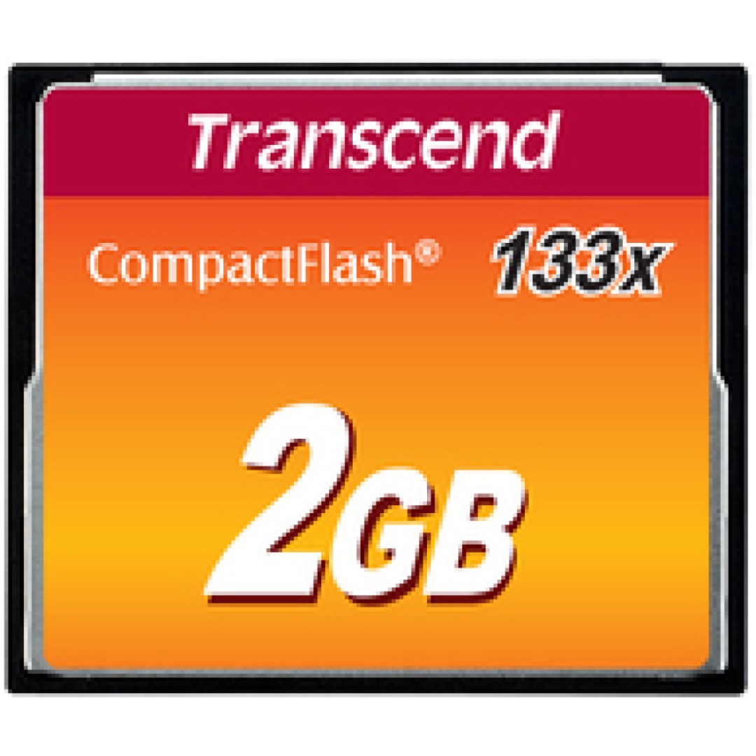 FLASH CompactFlash CF 2GB Transcend (TS2GCF133)