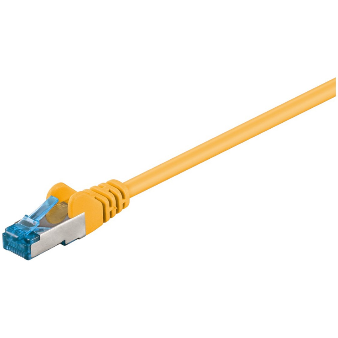 GOOBAY S/FTP CAT 6A patch 2m rumeni mrežni povezovalni kabel