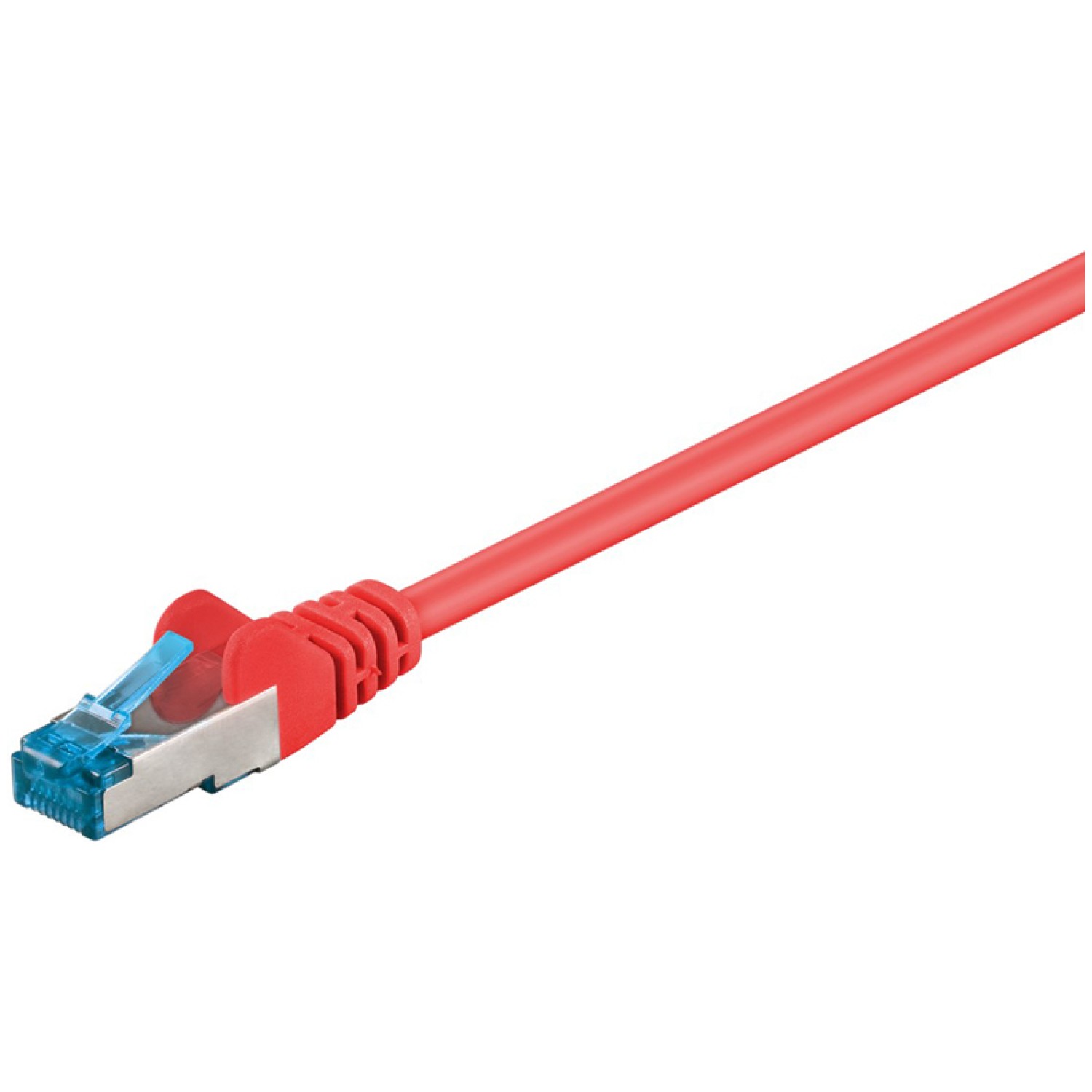 GOOBAY S/FTP CAT 6A patch 3m rdeči mrežni povezovalni kabel