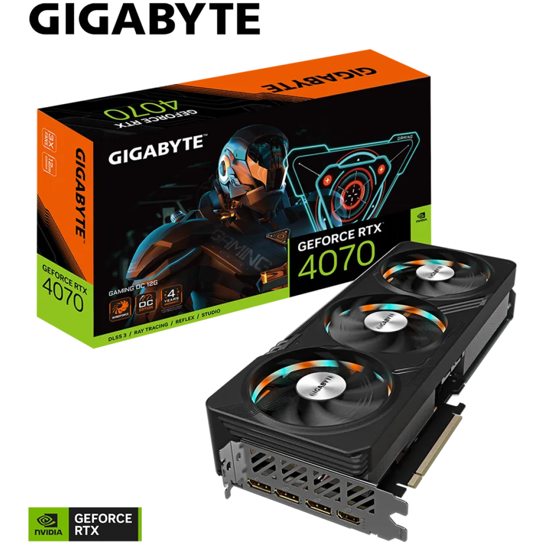 Grafična kartica GIGABYTE GeForce RTX 4070 GAMING OC 12G
