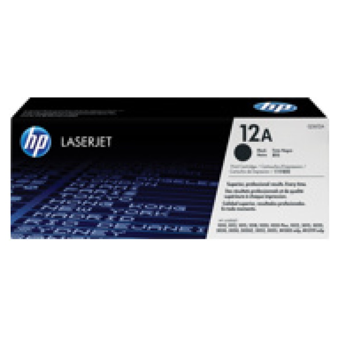 HP 12A LaserJet toner cartridge black