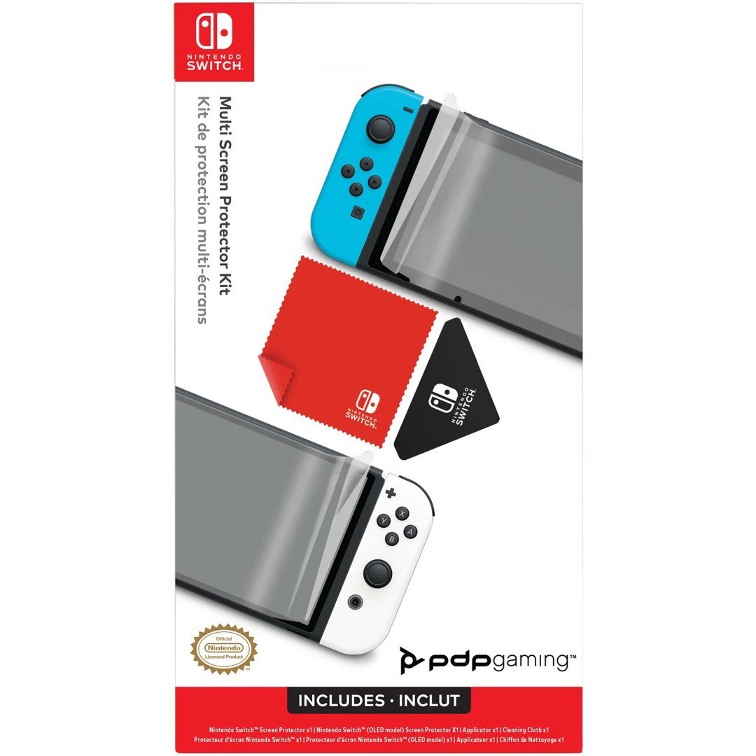 PDP NINTENDO SWITCH ZAŠČITA ZA ZASLON - KIT (SWITCH & OLED)