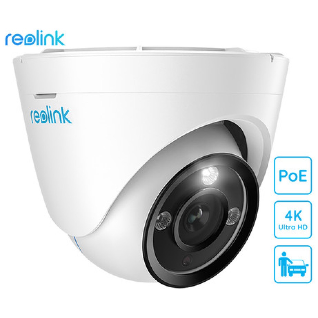 VIDEO NADZOR kamera Reolink RLC-833A IP PoE 4K UHD IR 3x Optični ZOOM LED reflektor IP66