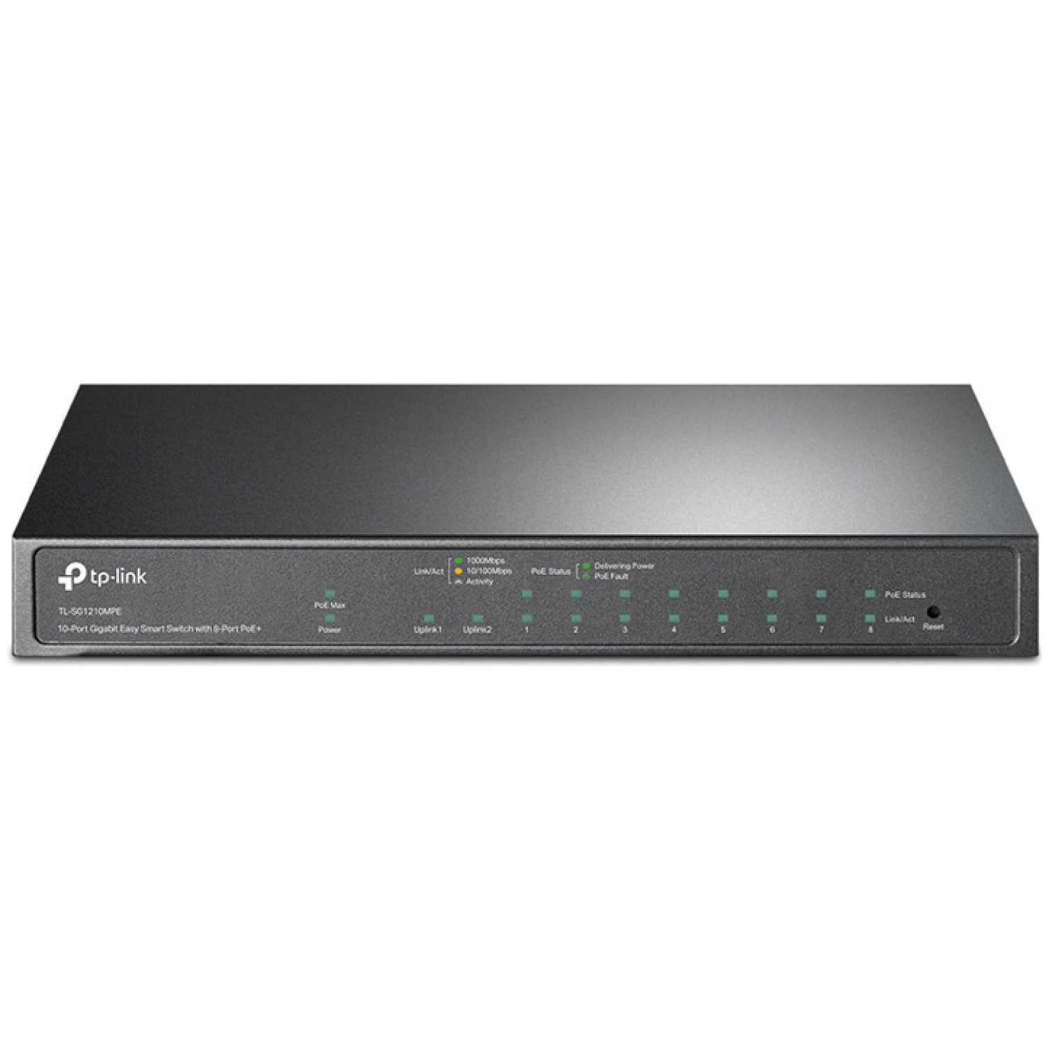 TP-LINK TL-SG1210MPE 10-Port Gigabit Easy Smart 8xPoE+ 123W mrežno stikalo-switch