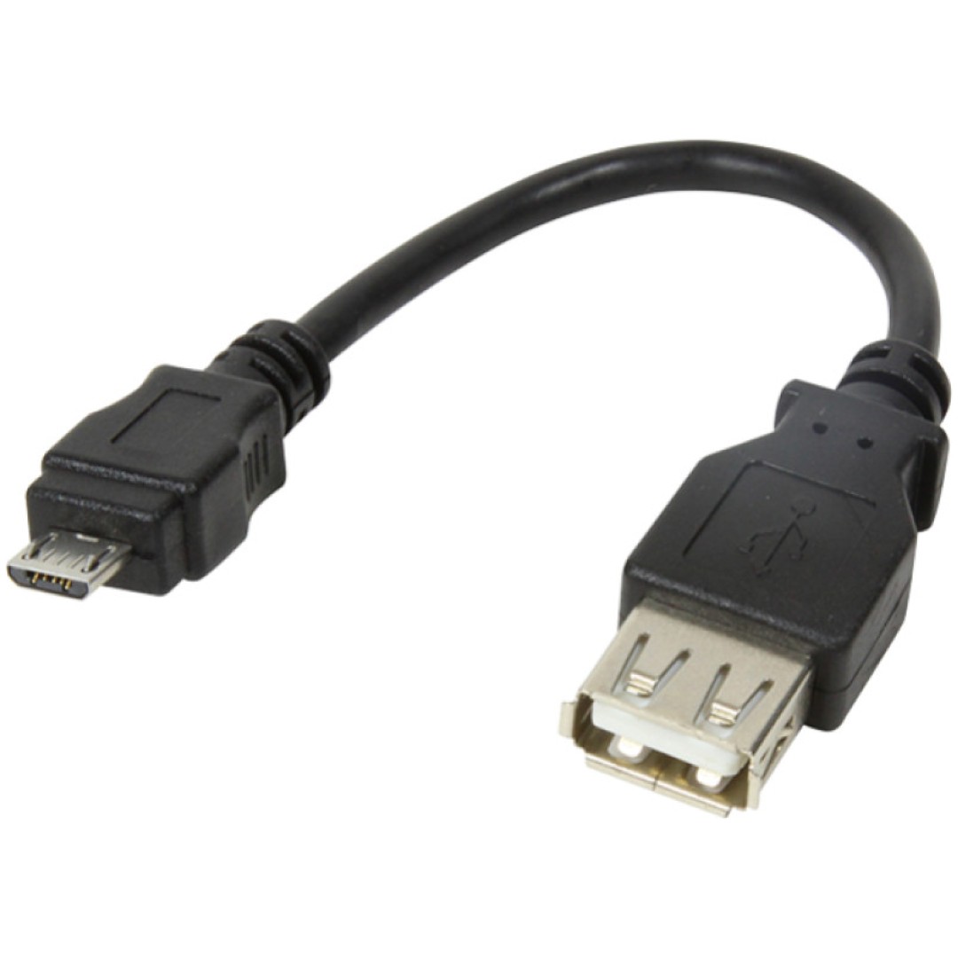 Adapter micro USB (m) => USB (ž) 10cm Logilink (AU0030) EOLS-P