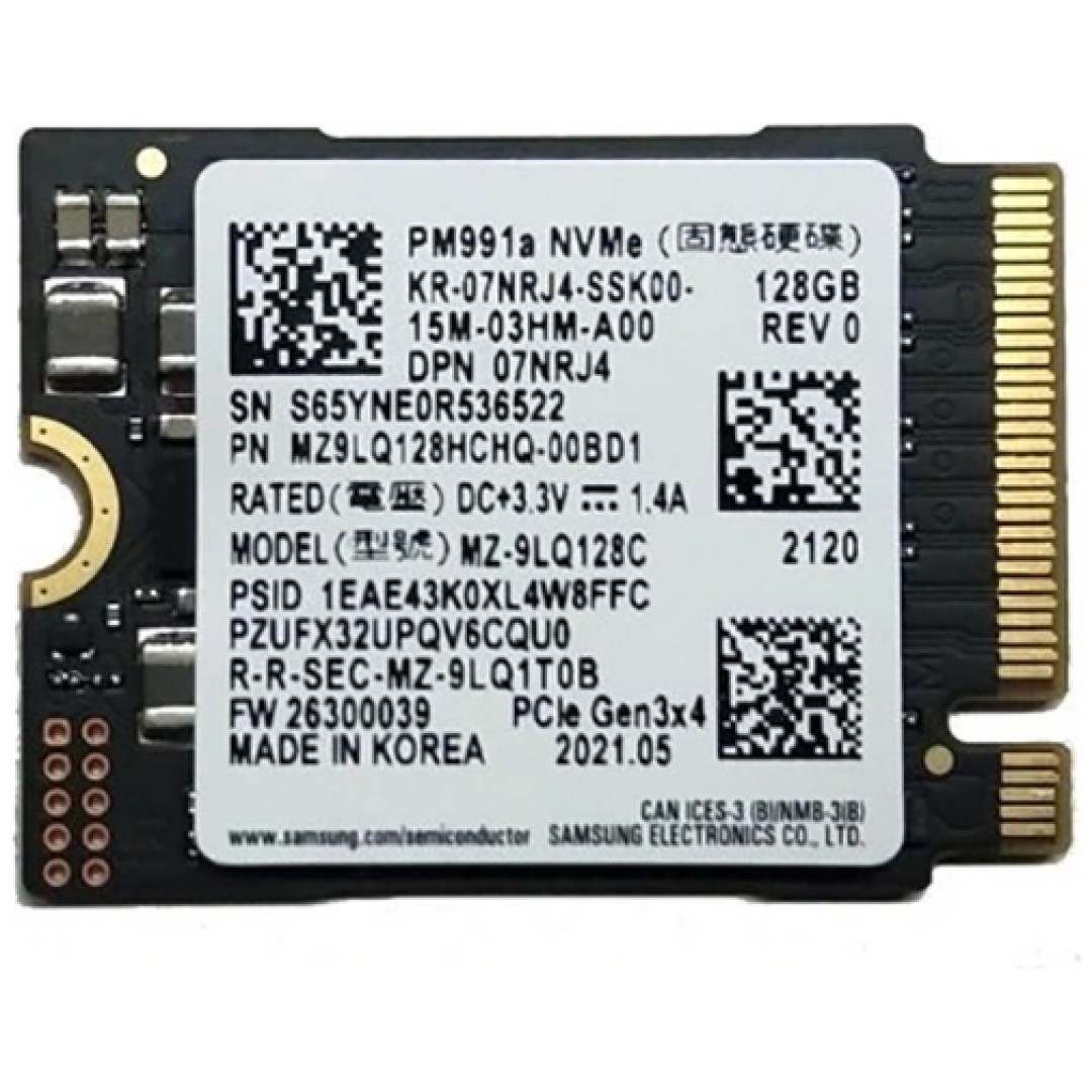 Disk SSD SAMSUNG 128GB NVMe PCIe M.2 (30mm)