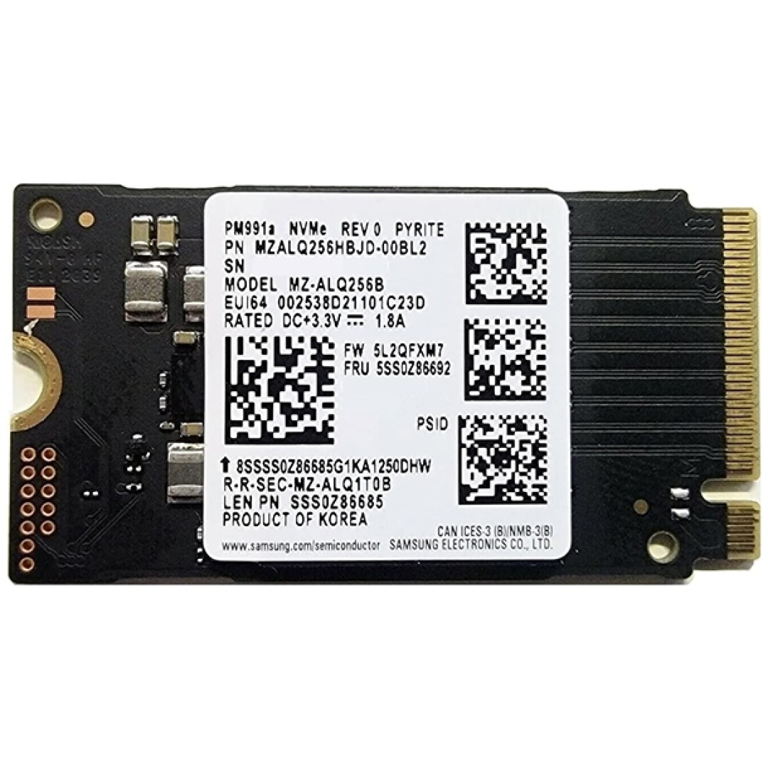 Disk SSD SAMSUNG PM991A M.2 PCIe NVMe 256GB (40mm)