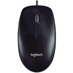 Miš Logitech USB M90 Optična črna (910-001793)