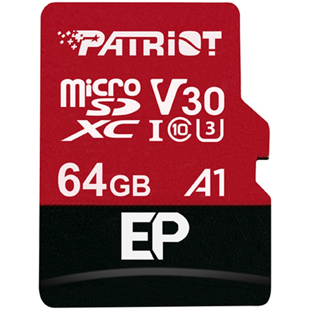 Patriot 64GB EP SDXC A1 / V30 microSD spominska kartica