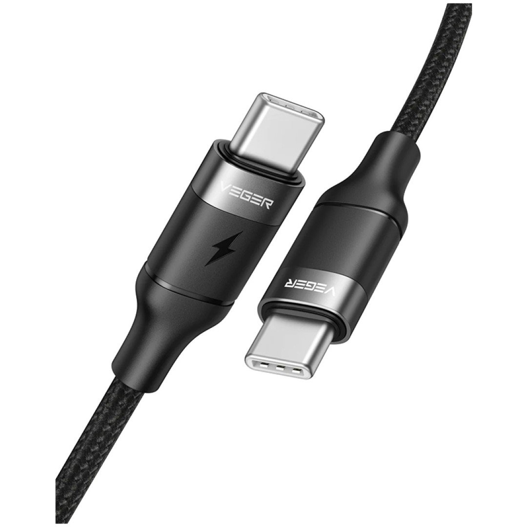 VEGER CC02 pleteni kabel USB-C na USB-C