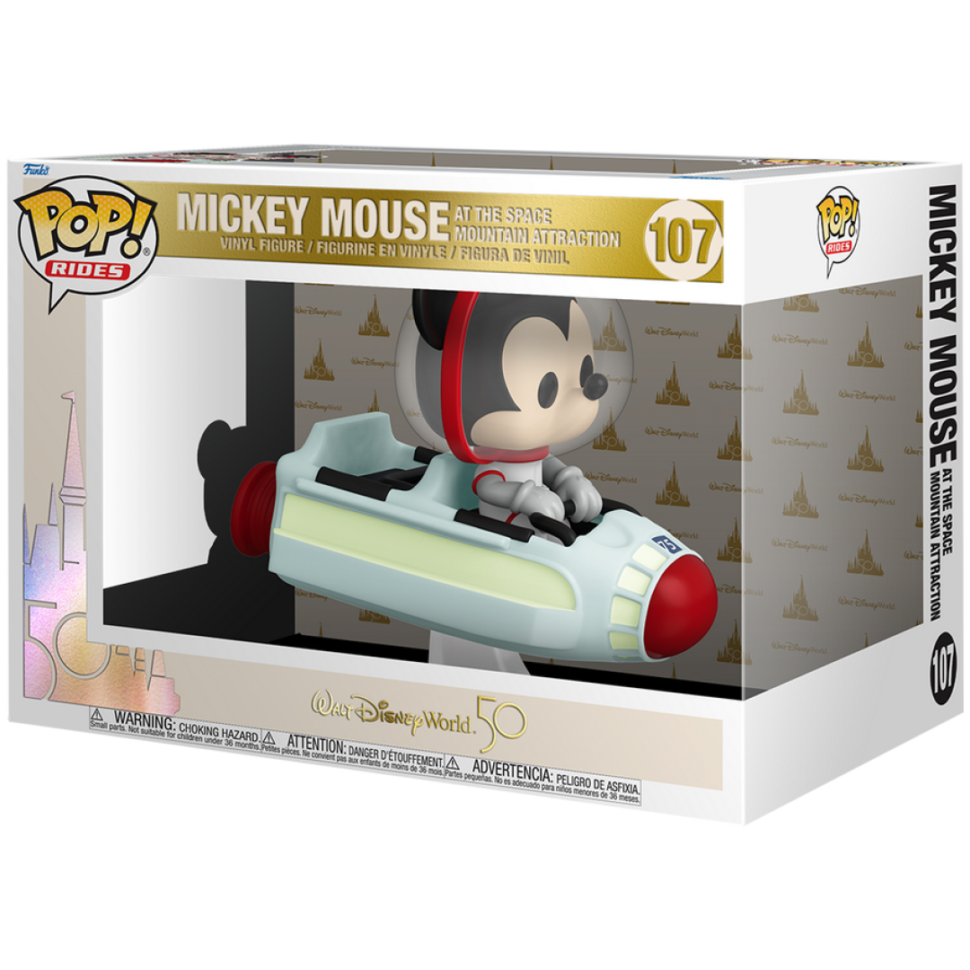 FUNKO POP RIDES SUPER DELUXE: DISNEY - SPACE MOUNTAIN W/ MICKEY MOUSE