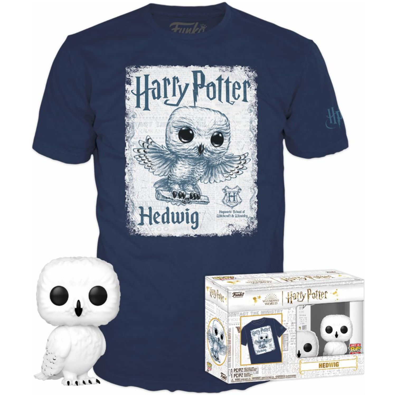 FUNKO POP & TEE: HARRY POTTER - HEDWIG