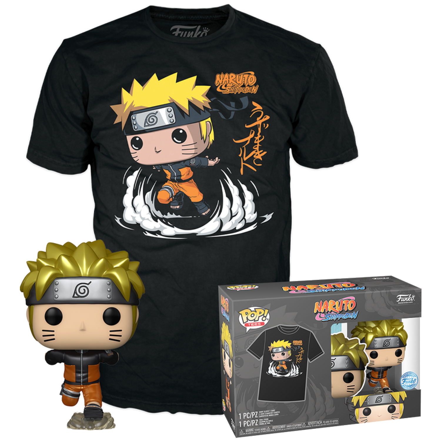 FUNKO POP & TEE: NARUTO - NARUTO RUN(MT)