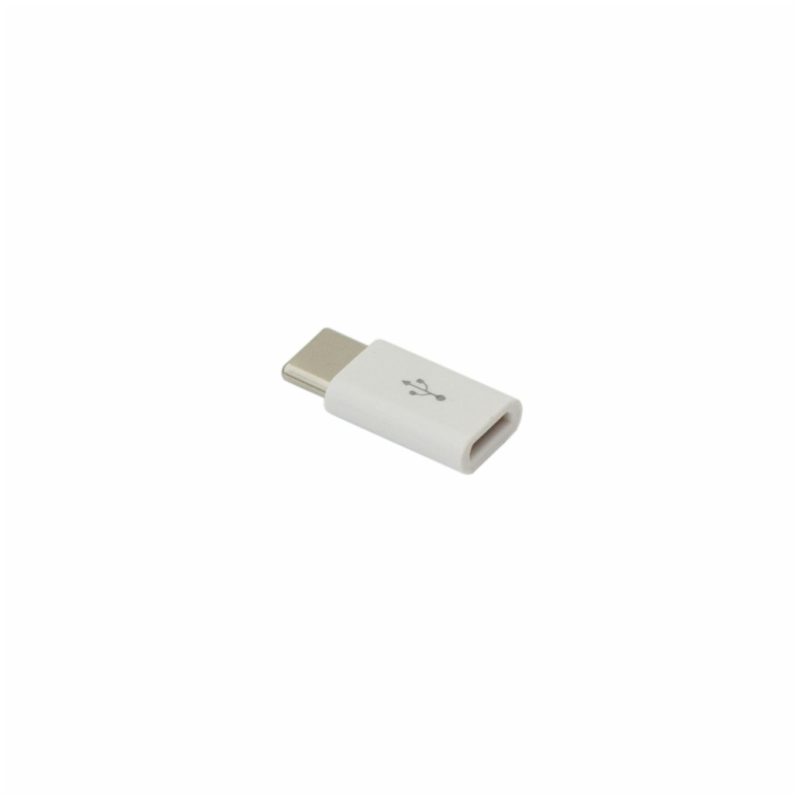 Adapter USB-C => microUSB(ž) 2.0 SBOX bel (AD.USB-C W/R)