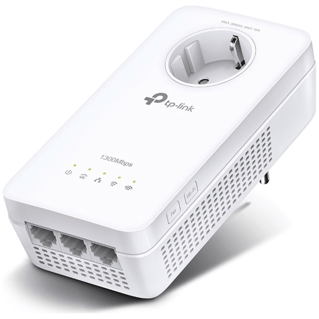 HPAV Powerline 3xLAN RJ45 220V TP-Link 867Mbit/s (1+1) WLAN (TL-WPA8631P)