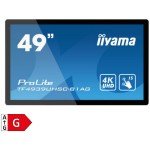 IIYAMA ProLite TF4939UHSC-B1AG 123cm (49") IPS 4K 24/7 informacijski na dotik / interaktivni monitor