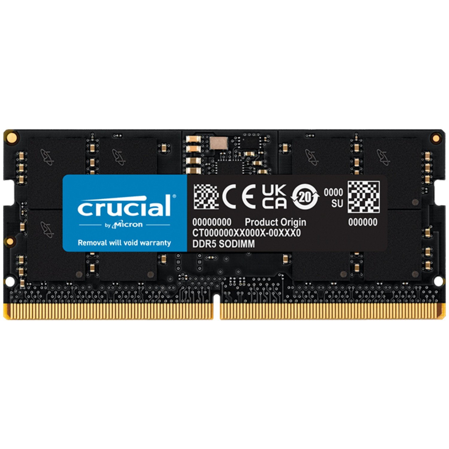 RAM SODIMM DDR5 16GB PC5-41600 5200MT/s CL42 1.1V Crucial