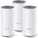 Usmerjevalnik brezžični mrežni sistem TP-Link Deco E4 WiFi5 802.11ac AC1200 867Mbit/s MESH MU-MIMO 2xLAN 2x notranja antena (Deco E4(3-pack))