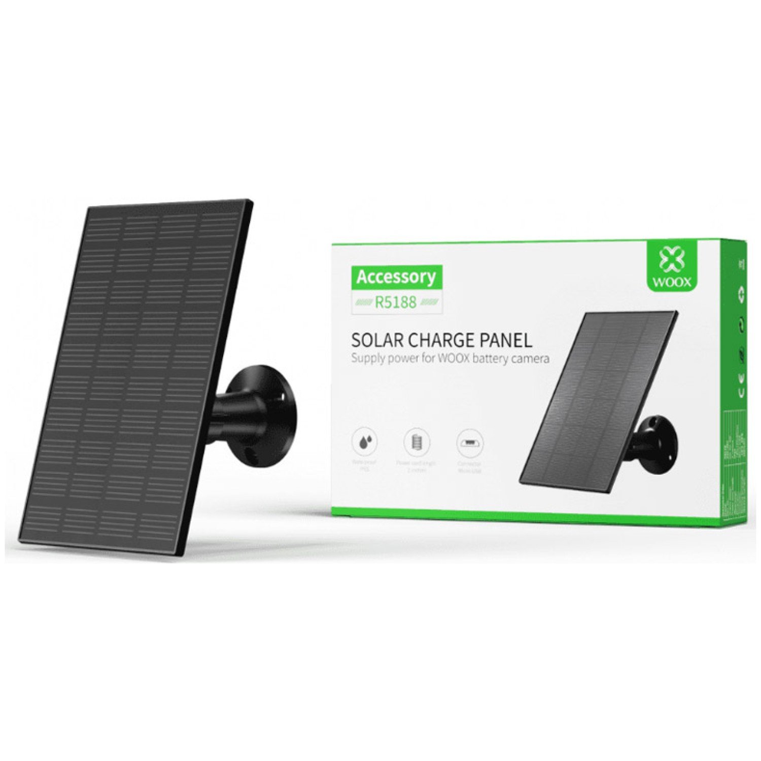WOOX R5188 3W solarni panel za napajanje pametne kamere