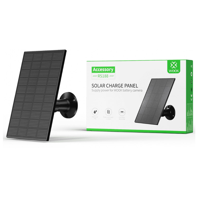WOOX R5188 Napajanje pametne kamere 3W solarni panel