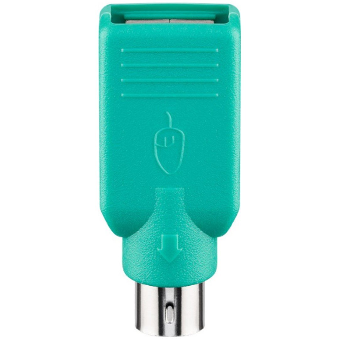 GOOBAY USB-A (Ž) / Mini-DIN 6 PS/2 (M) miška/tipkovnica zelen adapter