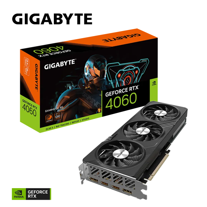 Grafična kartica GIGABYTE GeForce RTX 4060 Gaming OC 8G