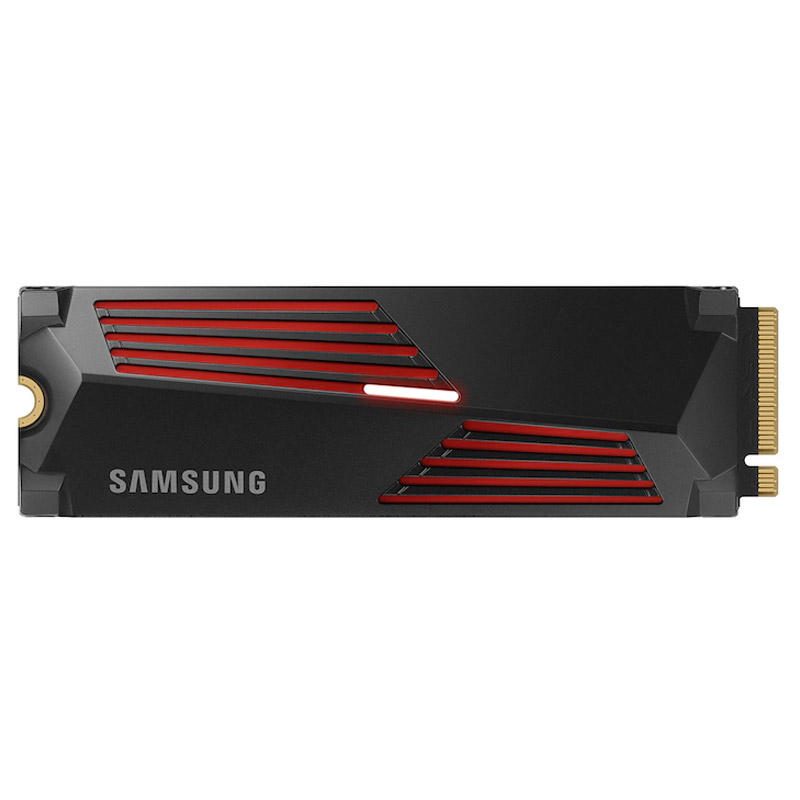 Disk SSD M.2 NVMe PCIe 4.0 2TB Samsung 990 PRO 2280 s hladilnikom 7450/6900MB/s (MZ-V9P2T0GW)