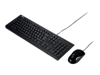 ASUS U2000 Wired KB+Mouse Combo Black