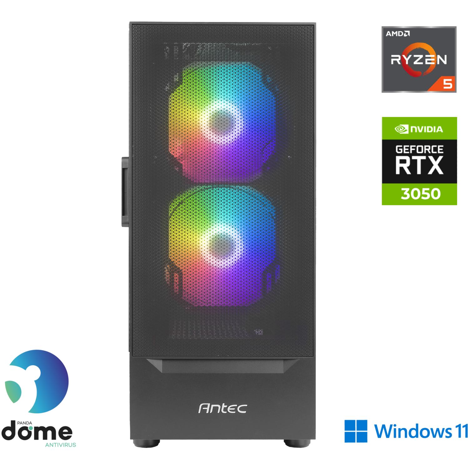 Računalnik ANNI Gamer Optimal R5 5500 / RTX 3050 / 16 GB / 1 TB / W11H