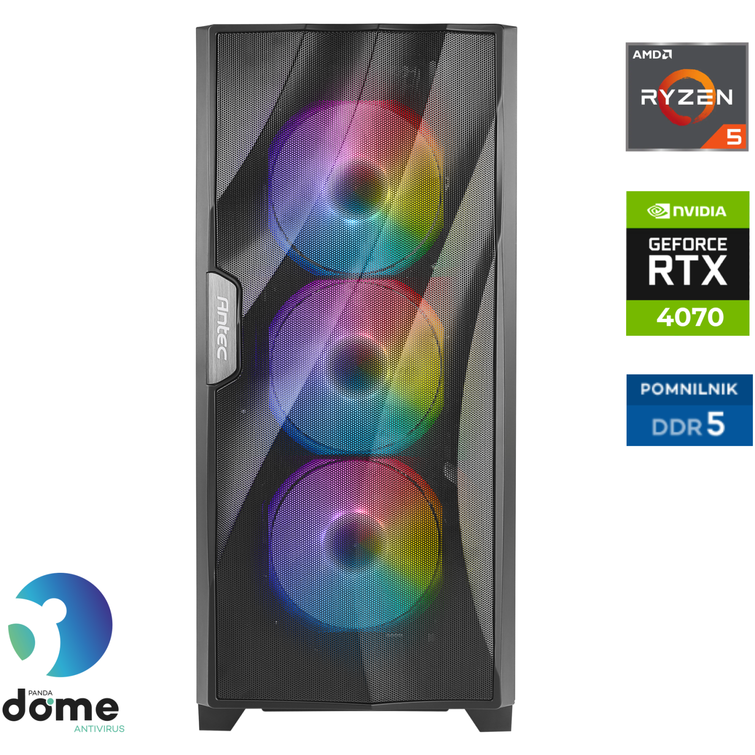 Računalnik ANNI Gamer Extreme R5 5600X / RTX 4070 / 32 GB / 2 TB