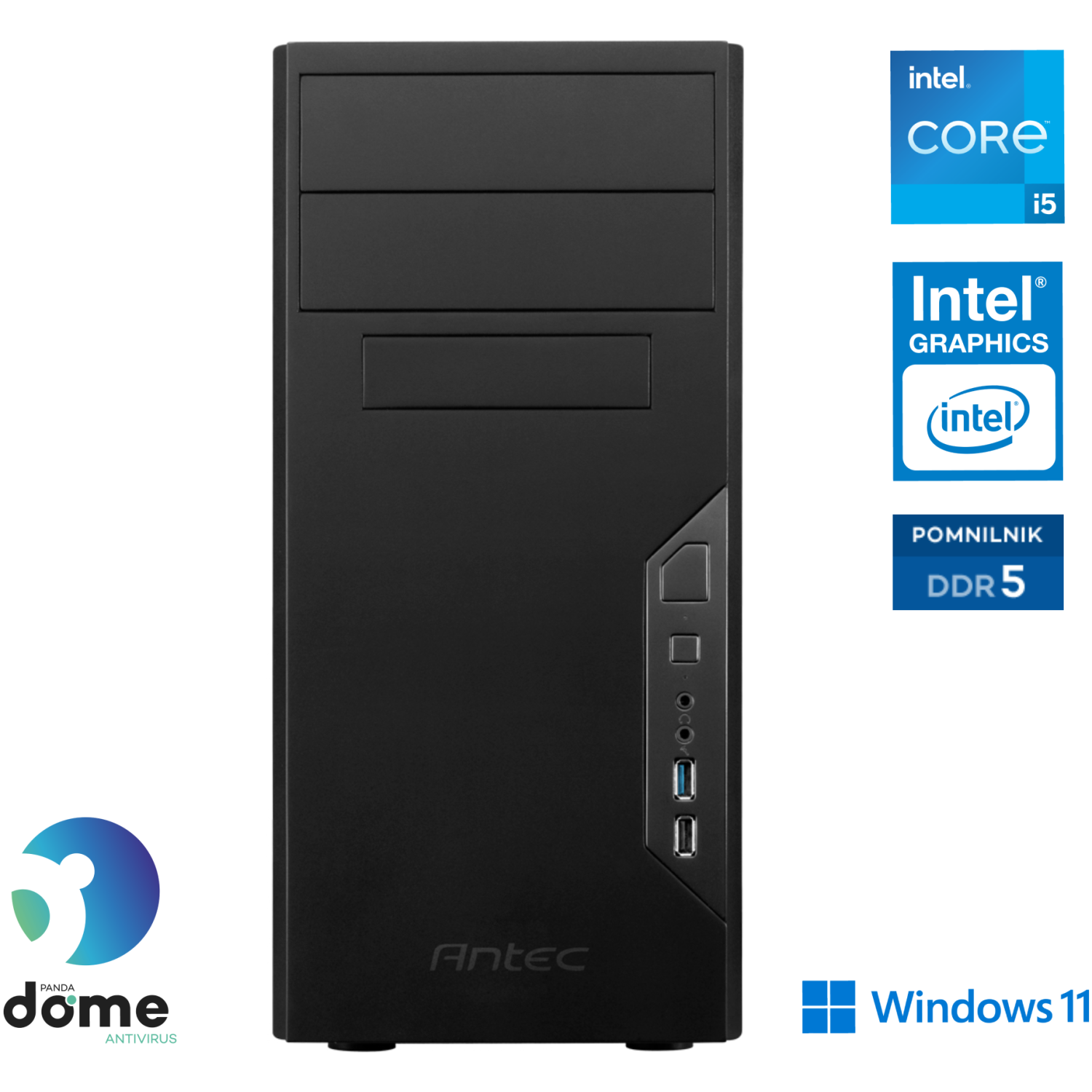 Računalnik ANNI Office Advanced i5-13400 / Intel UHD / 16 GB / 1 TB / W11P