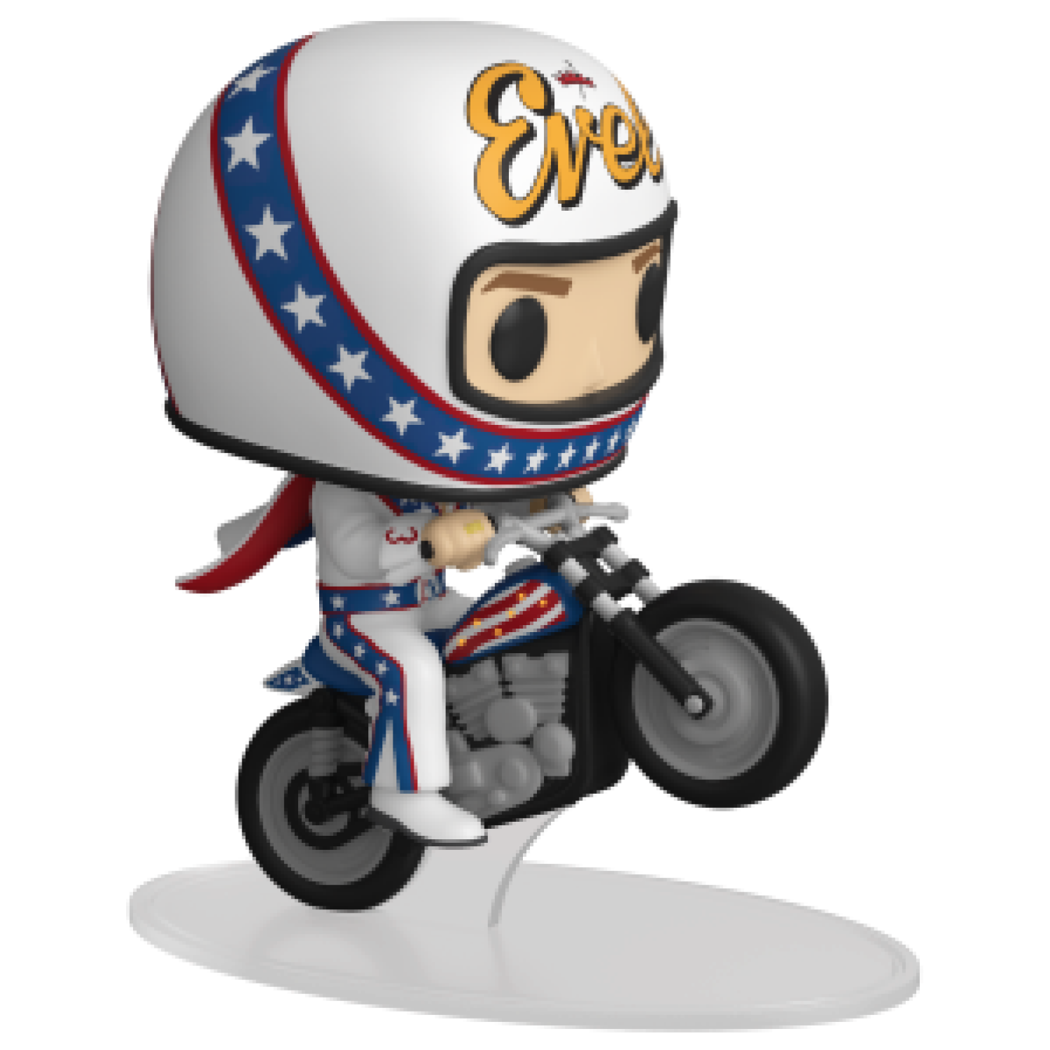 FUNKO POP RIDES: EVEL KNIEVEL ON MOTORCYCLE