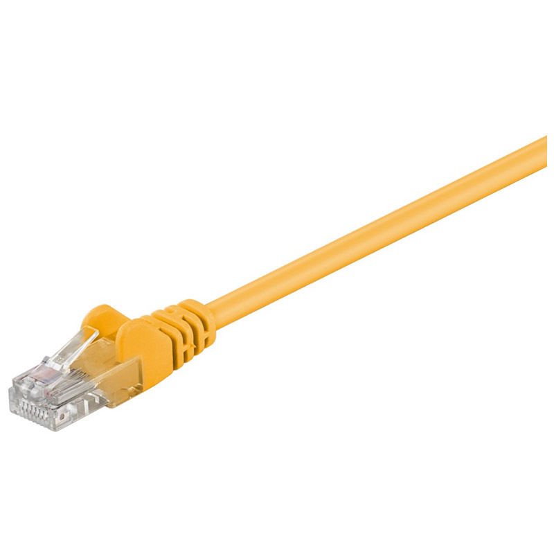 GOOBAY CAT 5e U/UTP LAN patch 2m rumeni povezovalni kabel