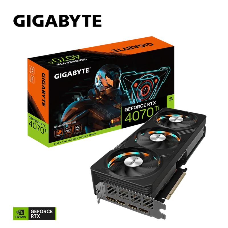 Grafična kartica GIGABYTE GeForce RTX 4070 Ti GAMING OC V2 12G