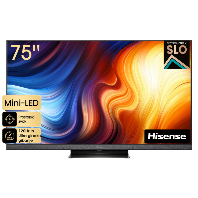 HISENSE TV Mini LED Smart UHD 4K 75U8HQ