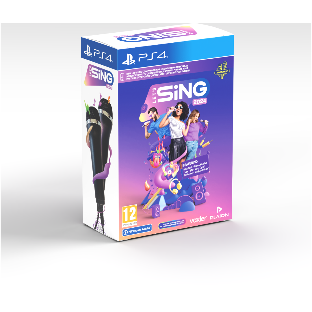 Let's Sing 2024 - Double Mic Bundle (Playstation 4)