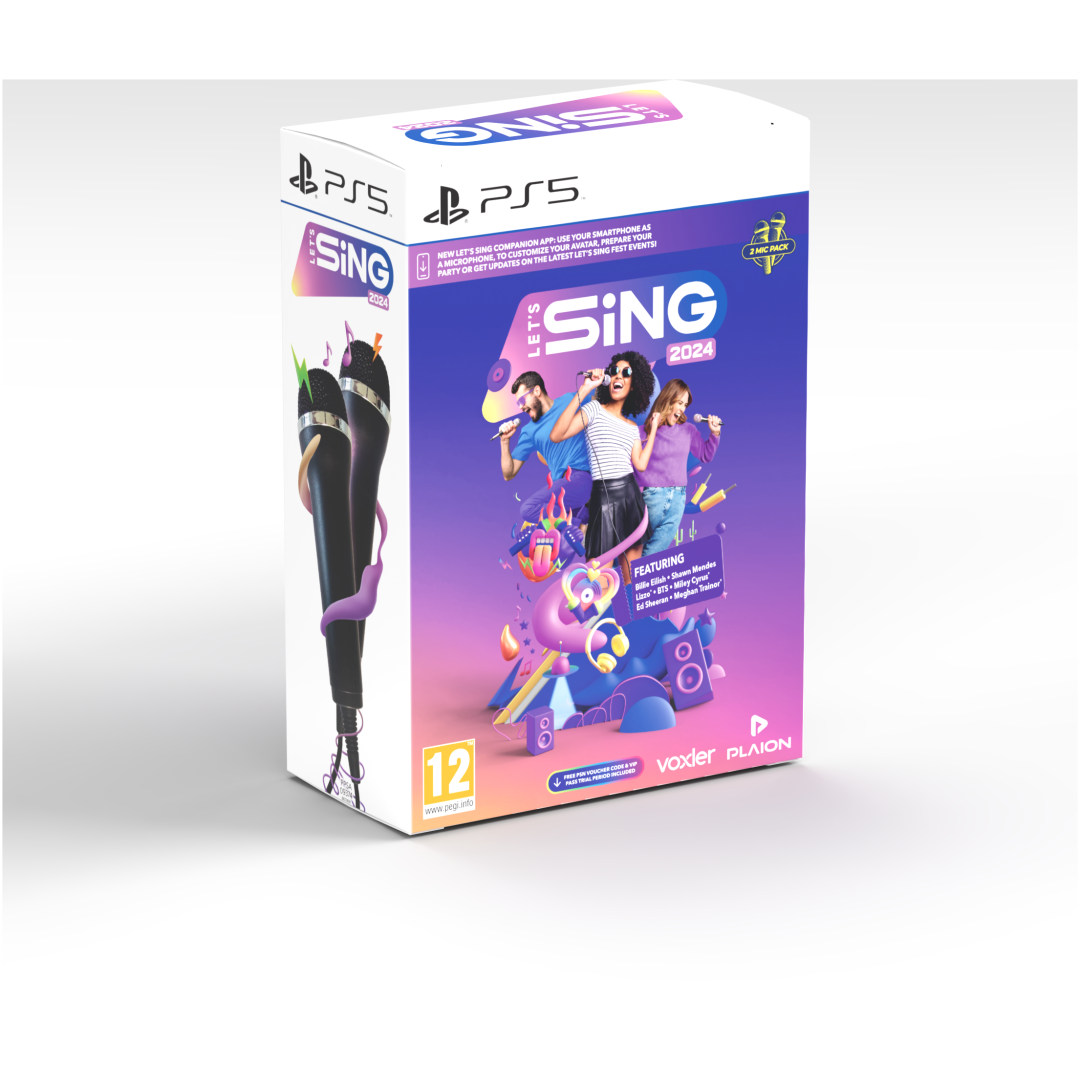Let's Sing 2024 - Double Mic Bundle (Playstation 5)