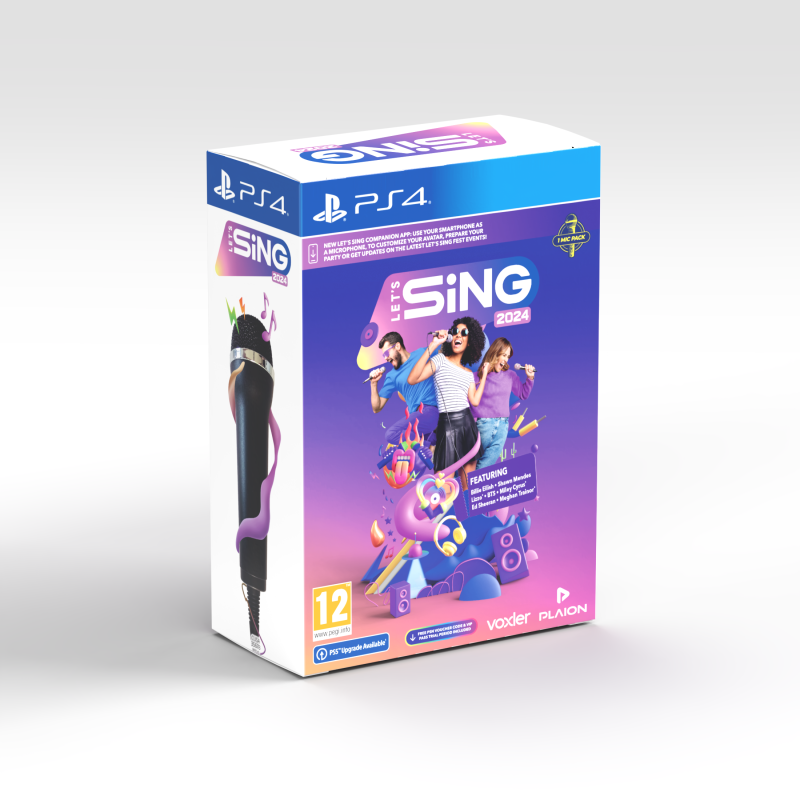 Let's Sing 2024 - Single Mic Bundle (Playstation 4)