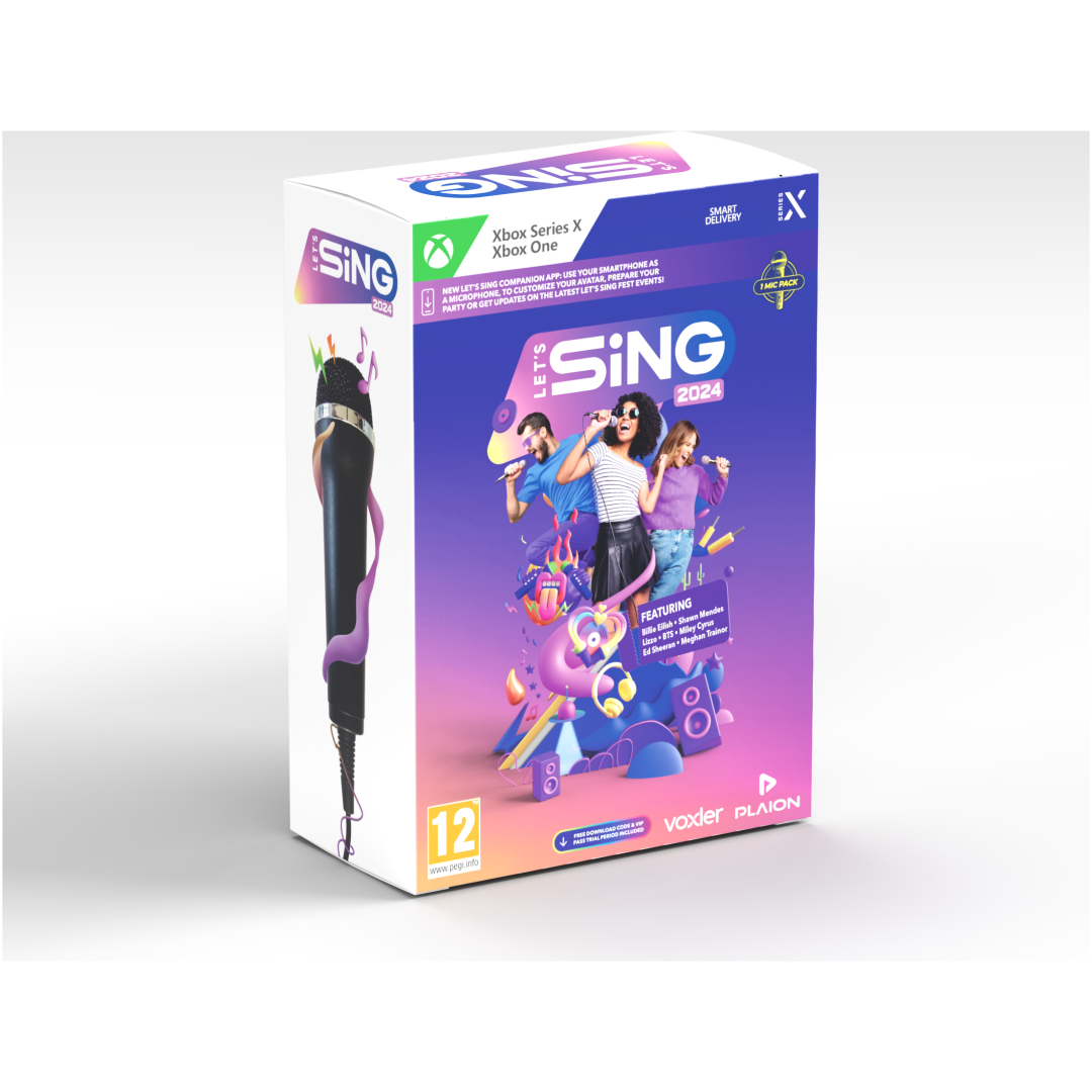 Let's Sing 2024 - Single Mic Bundle (Xbox Series X & Xbox One)