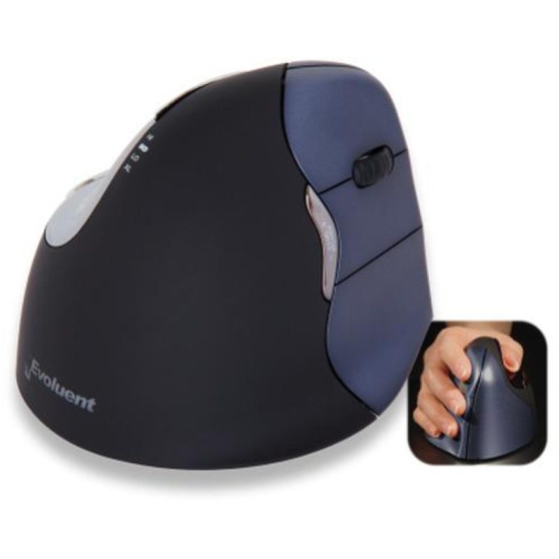 Miš brezžična desktop Evoluent Vertical Mouse VM4RW 2800DPI 6gumbov (VM4RW)