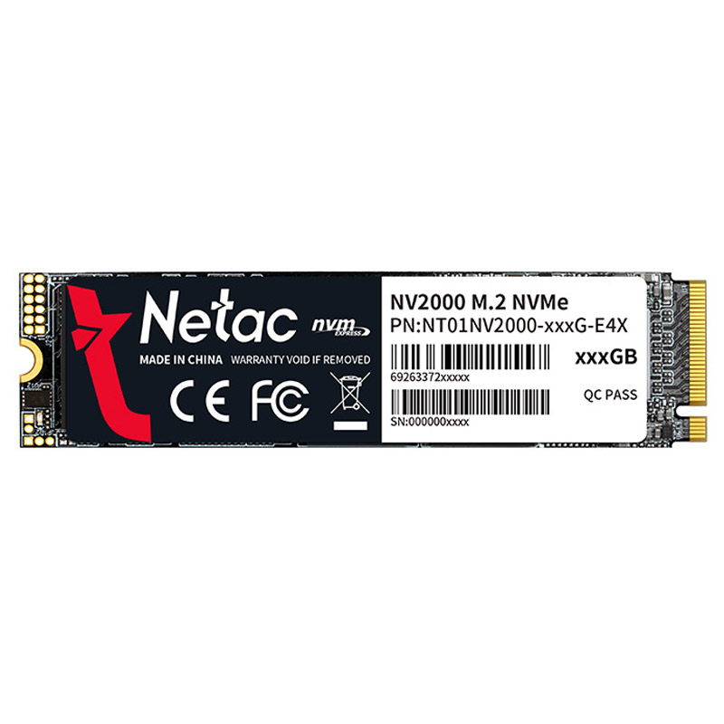 NETAC NV2000 1TB M.2 PCIe 3.0 NVMe 1.3 (NT01NV2000-1T0-E4X) SSD
