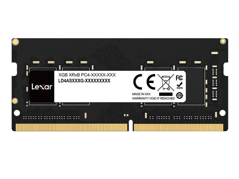 SO-DIMM DDR4 16GB 3200MHz CL22 Single (1x16GB) Lexar (LD4AS016G-B3200GSST)