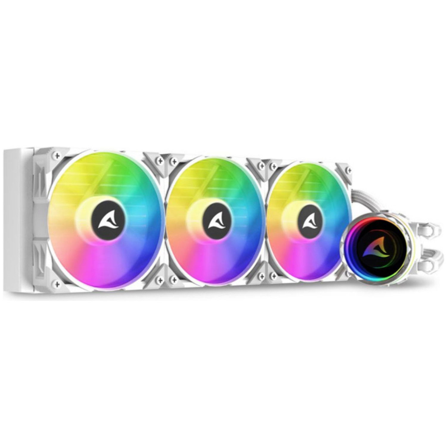 SHARKOON S90 RGB AIO 360mm bela vodno hlajenje