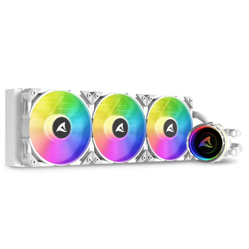 Vodno hlajenje Sharkoon S90 - 360mm RGB bela (S90RGB-W)