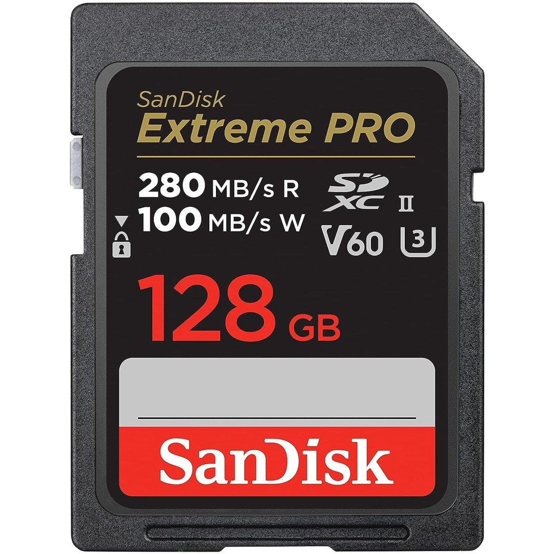 SanDisk Extreme PRO 128GB V60 UHS-II SD