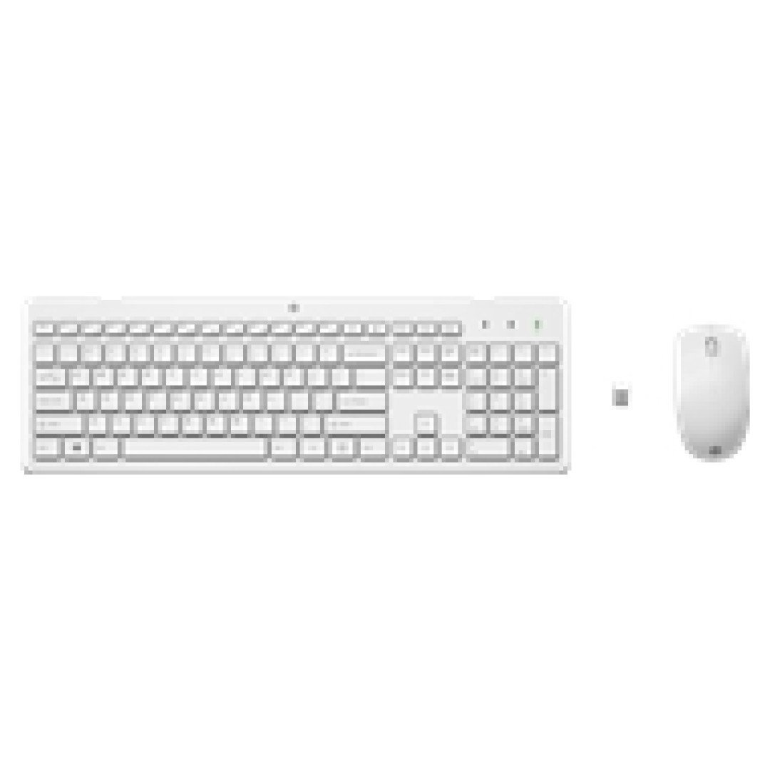 HP 230 Wrls Mouse + Keyboard Combo WHT