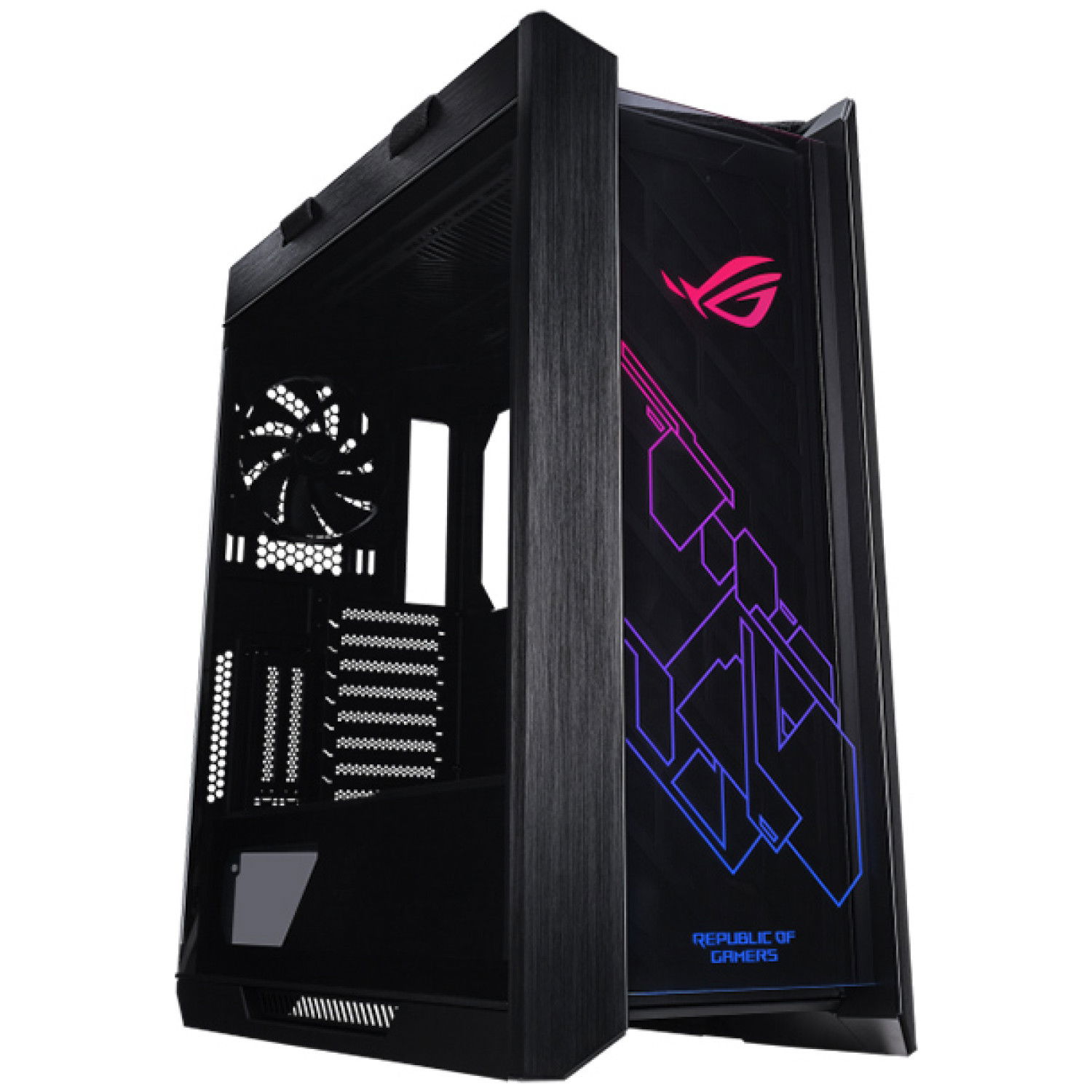 ASUS ROG Strix Helios Gaming RGB MidiATX E-ATX okno črno ohišje